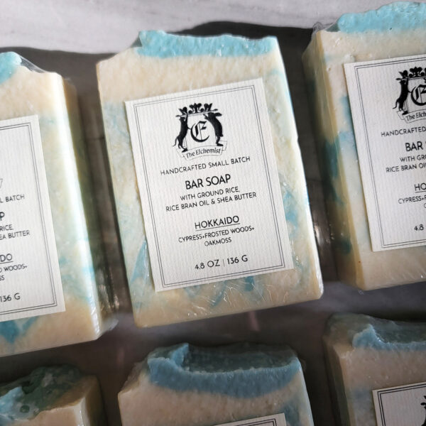 Rows of The Elchemist Hokkaido Artisan Bar Soap